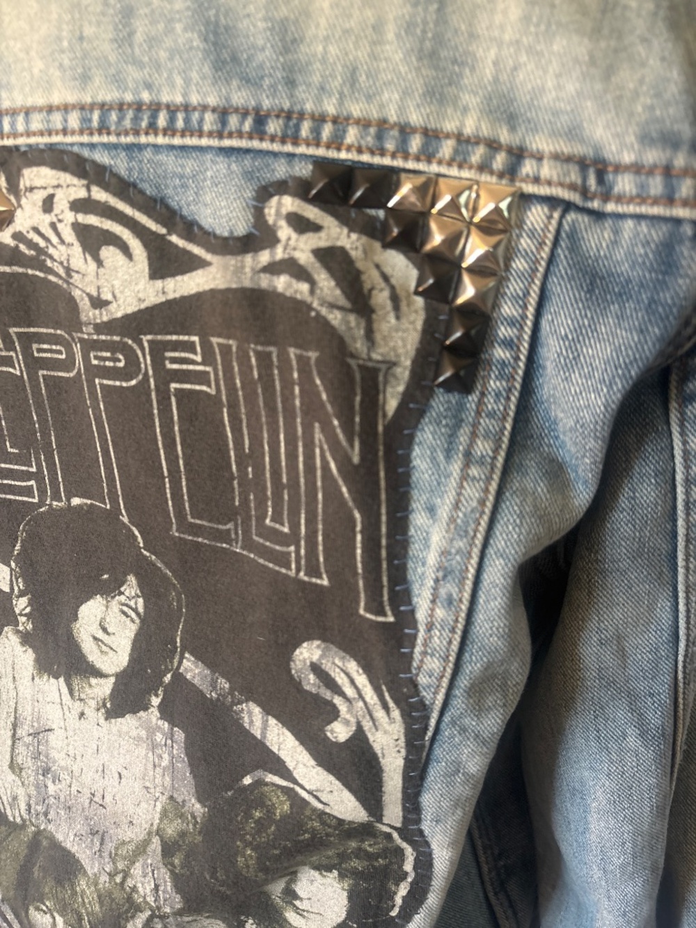 Denim Led Zeppelin Jacket - Picture 3 of 3